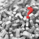 A pile of question marks