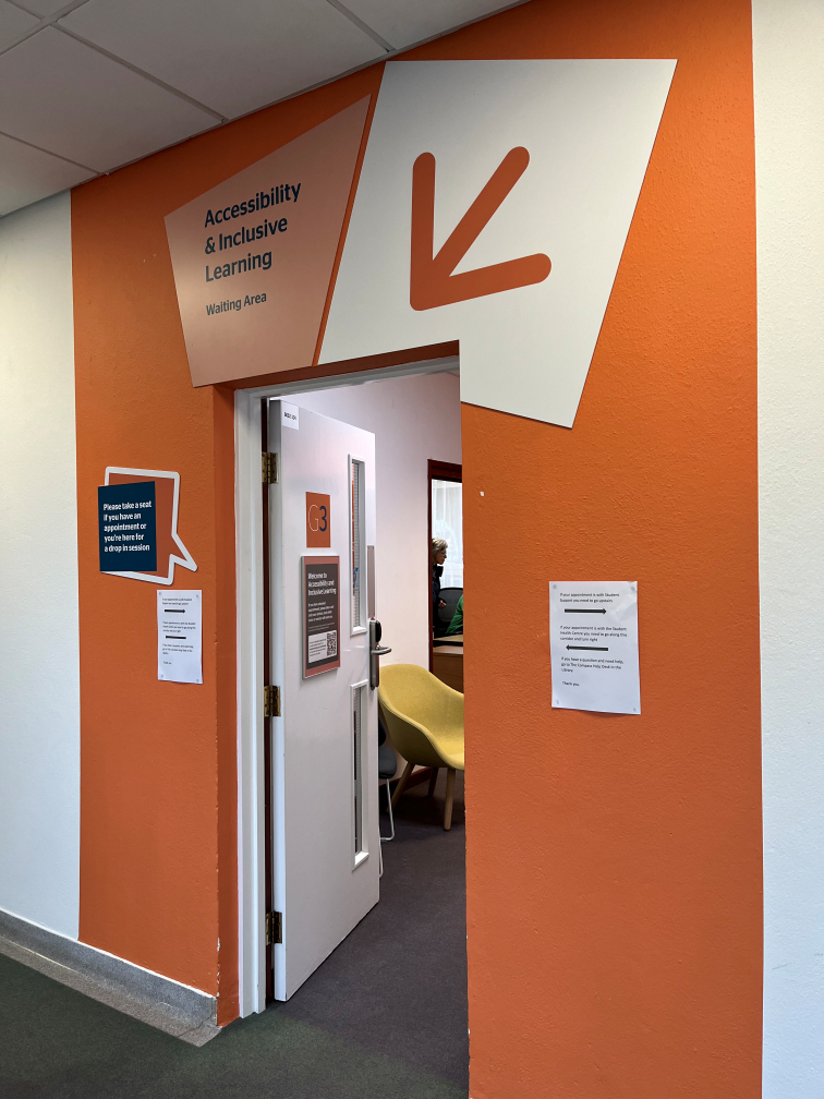 Accessibility Office doorway