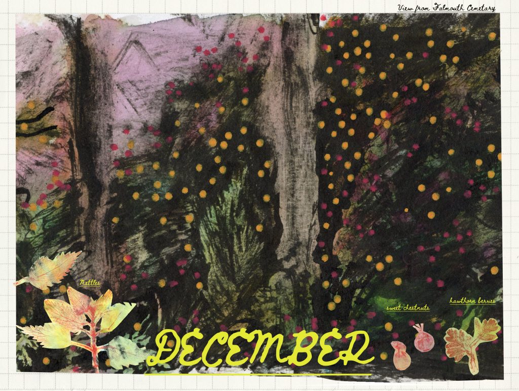 Festive artwork by Amber Sparrgaren